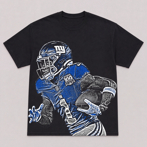 MALIK NABERS — hand-printed tee
