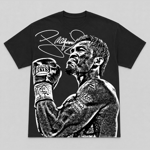 MANNY PACQUIAO II — hand-printed tee