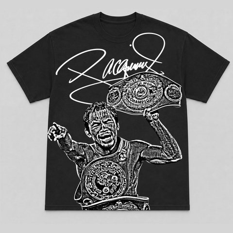 MANNY PACQUIAO — hand-printed tee