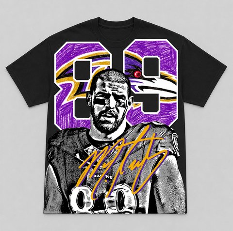 MARK ANDREWS — hand-printed tee