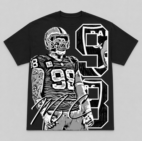 MAXX CROSBY — hand-printed tee