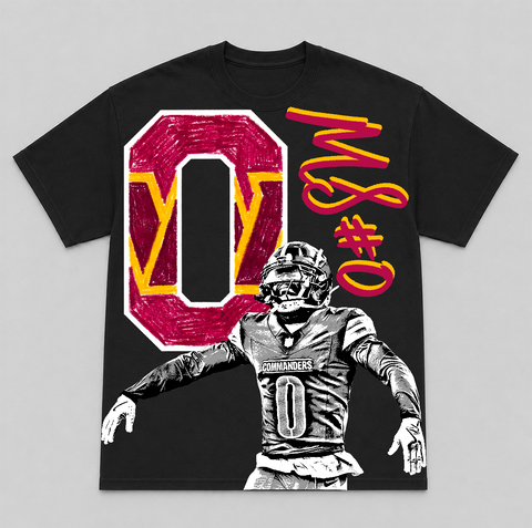 MIKE SAINRISTIL — hand-printed tee