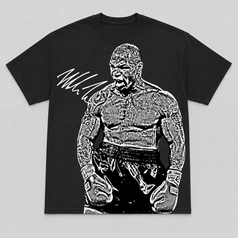 MIKE TYSON II — hand-printed tee