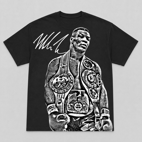 MIKE TYSON — hand-printed tee