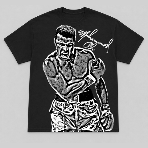 MUHAMMAD ALI — hand-printed tee