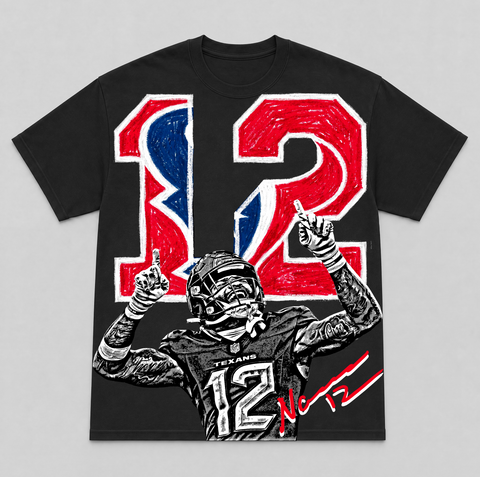 NICO COLLINS — hand-printed tee