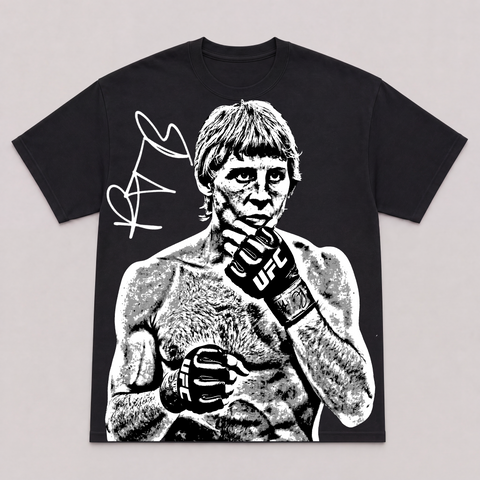 PADDY PIMBLETT III — hand-printed tee