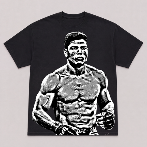 PAULO COSTA — hand-printed tee