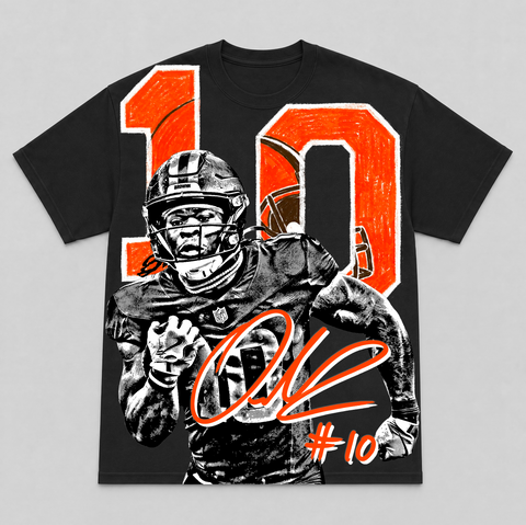 QUINSHON JUDKINS — hand-printed tee
