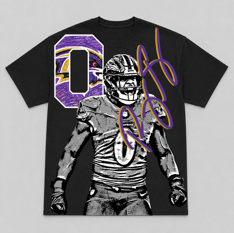 ROQUAN SMITH — hand-printed tee