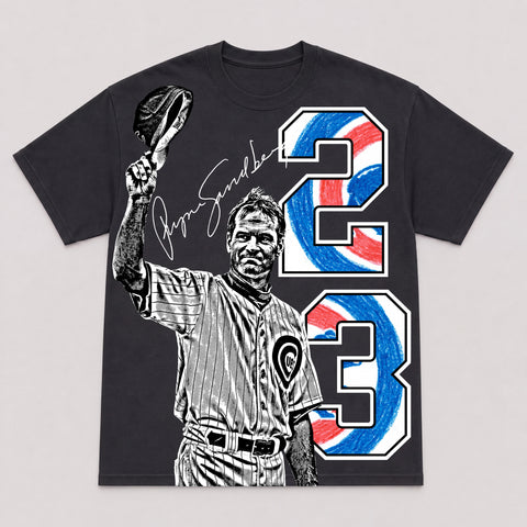 RYNE SANDBERG — hand-printed tee