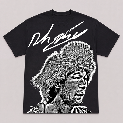 SHAVKAT RAKHMONOV II — hand-printed tee