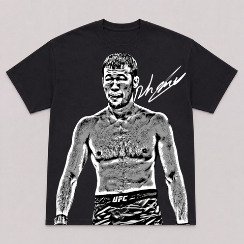 SHAVKAT RAKHMONOV III — hand-printed tee