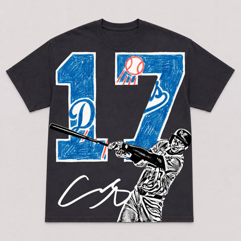 SHOHEI OHTANI — hand-printed tee