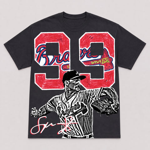 SPENCER STRIDER — hand-printed tee