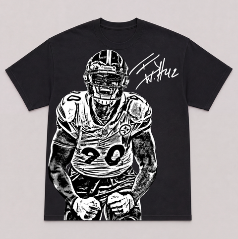 TJ WATT — hand-printed tee