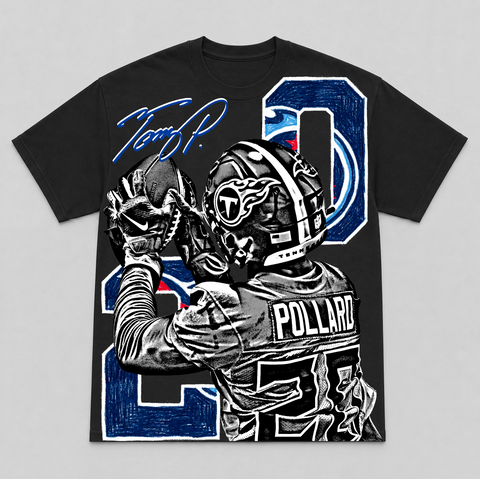 TONY POLLARD — hand-printed tee