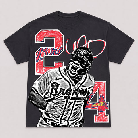 WILLIAM CONTRERAS — hand-printed tee