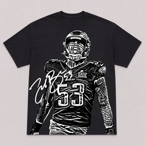 ZACK BAUN — hand-printed tee